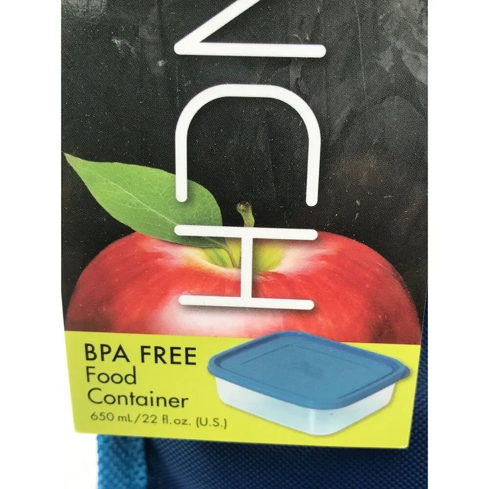 {2} Compartment Thermal Insulated Lunch Bags w/ Padded Handle {3} Pcs Artic Zone